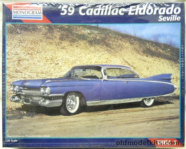 Monogram 1/24 1959 Cadillac Eldorado Seville 2 Door Hardtop, 2463 plastic model kit